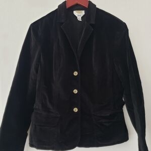 Women's Black corduroy Blazer